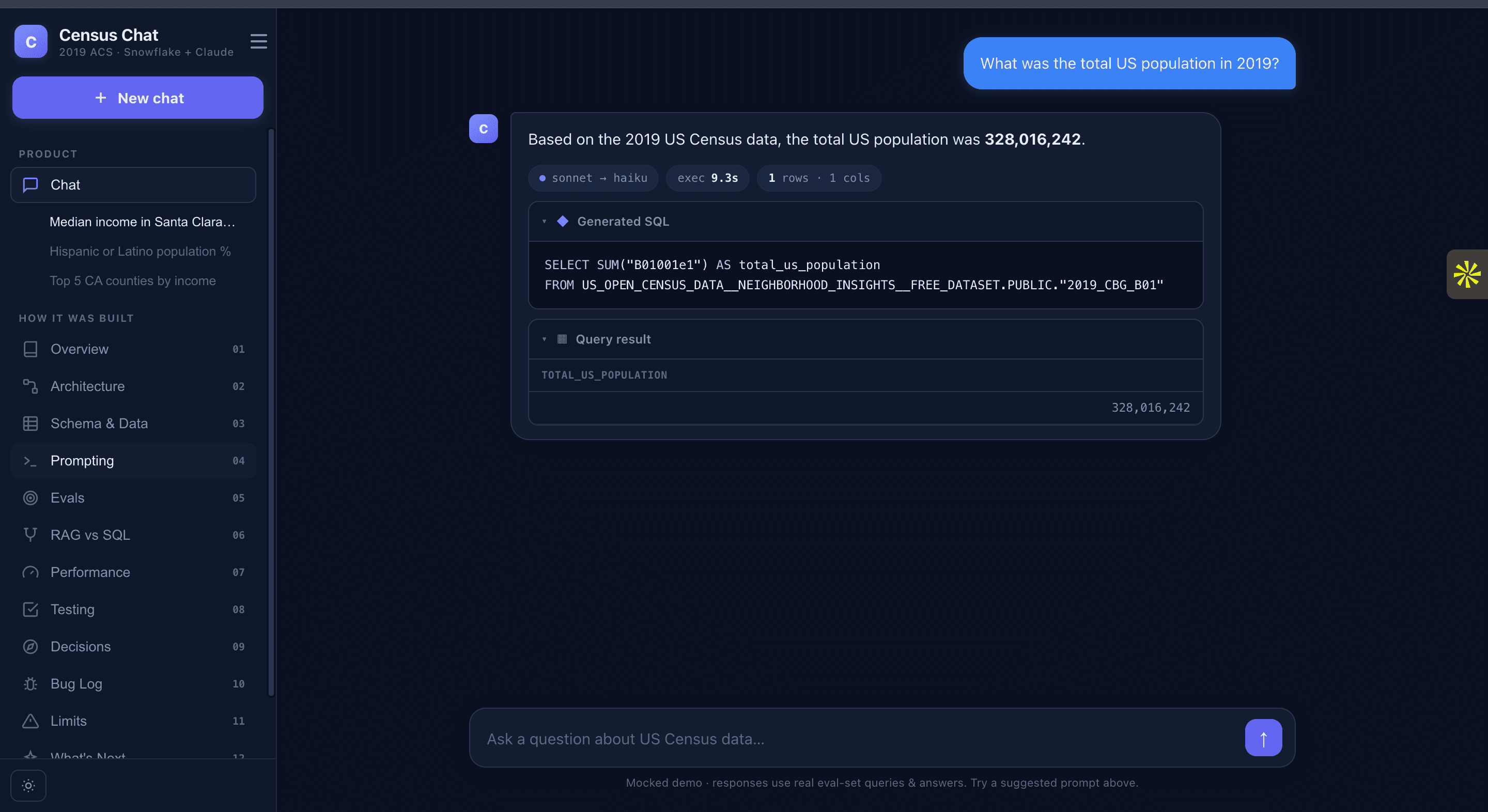 Census Chat screenshot